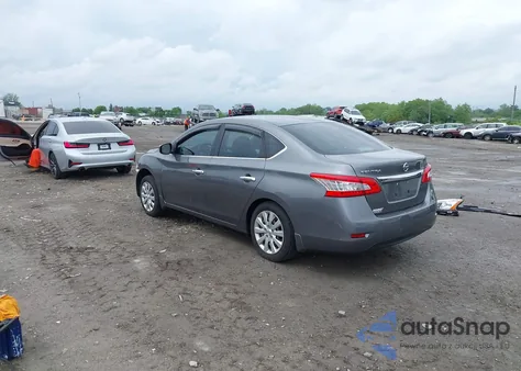 2015 Nissan Sentra S z USA, uszkodzony, nr VIN 3N1AB7AP3FY373702